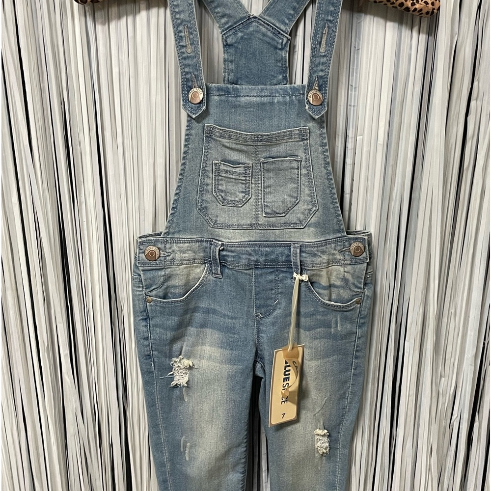 Blue Spice Overall Capris, 7